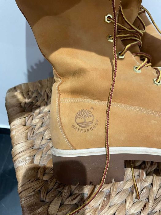 Timberland- Kozaki sznurowane 39 skórzane