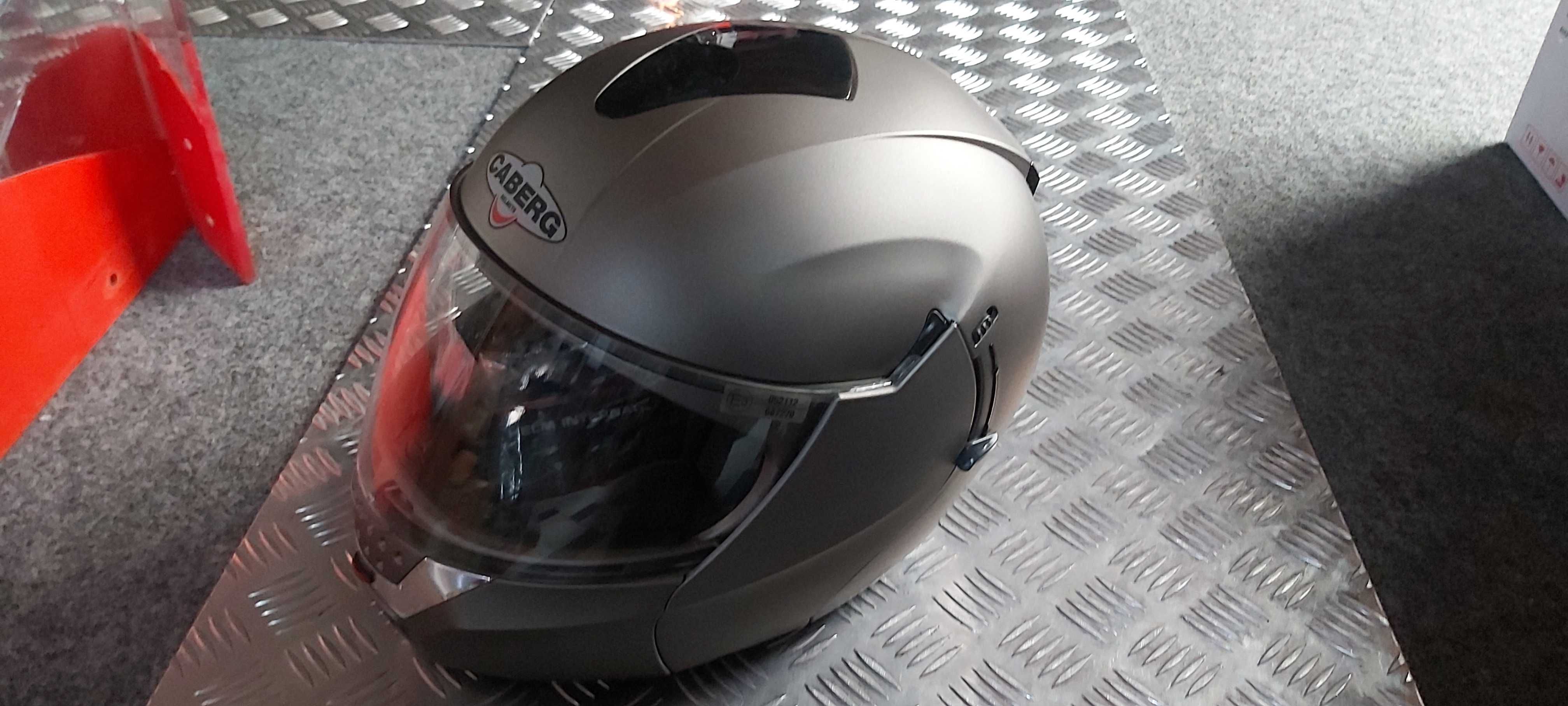 Kask CABERG JUSTISSIMO GT motocyklowy szczękowy  blenda  rozmiar  XS