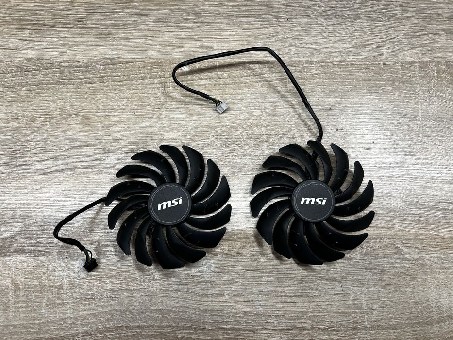 Оригінальні вентилятори msi для 3060ti