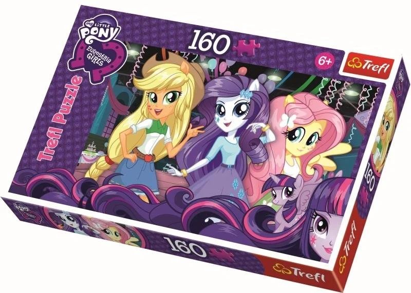 Puzzle my little pony 160 trefl equestria girls kucyki jak nowe