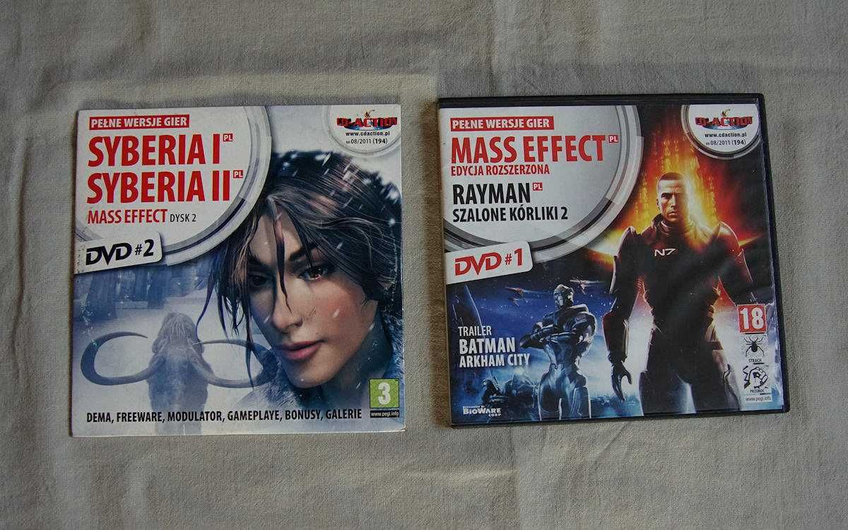 Mass Effect 1+2+3 + Syberia 1 i 2