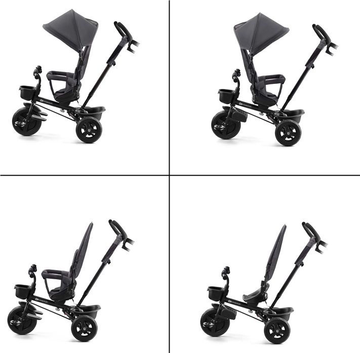 Rowerek trójkołowy Kinderkraft AVEO Malachite Grey