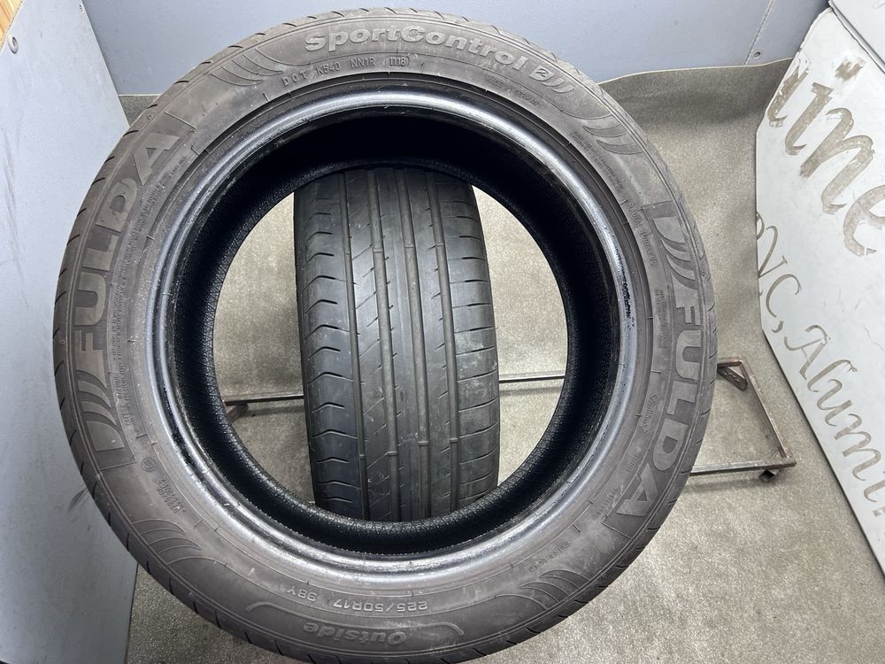 Шини ~ 5.7мм літо 225 50 R17 Fulda Sport Control 2 літні пара