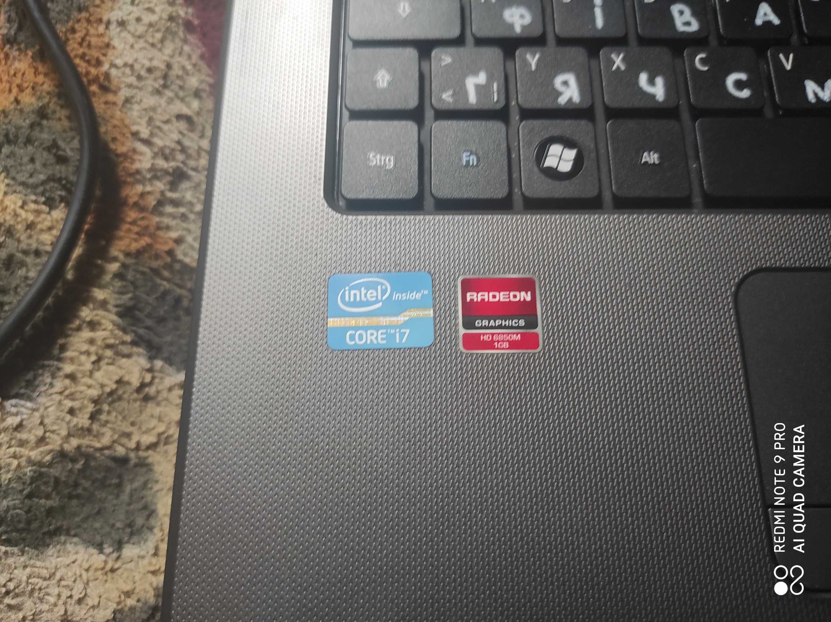 Ноутбук Acer Aspire 7750G| 17.3"| Intel Core i7 - 2670QM |16/SSD 500Gb
