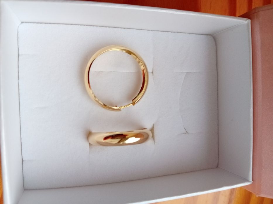 Nowe bogate kolczyki złote koła 2.5cm pr 585