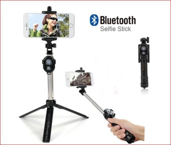 Stick selfie com comando bluetooth