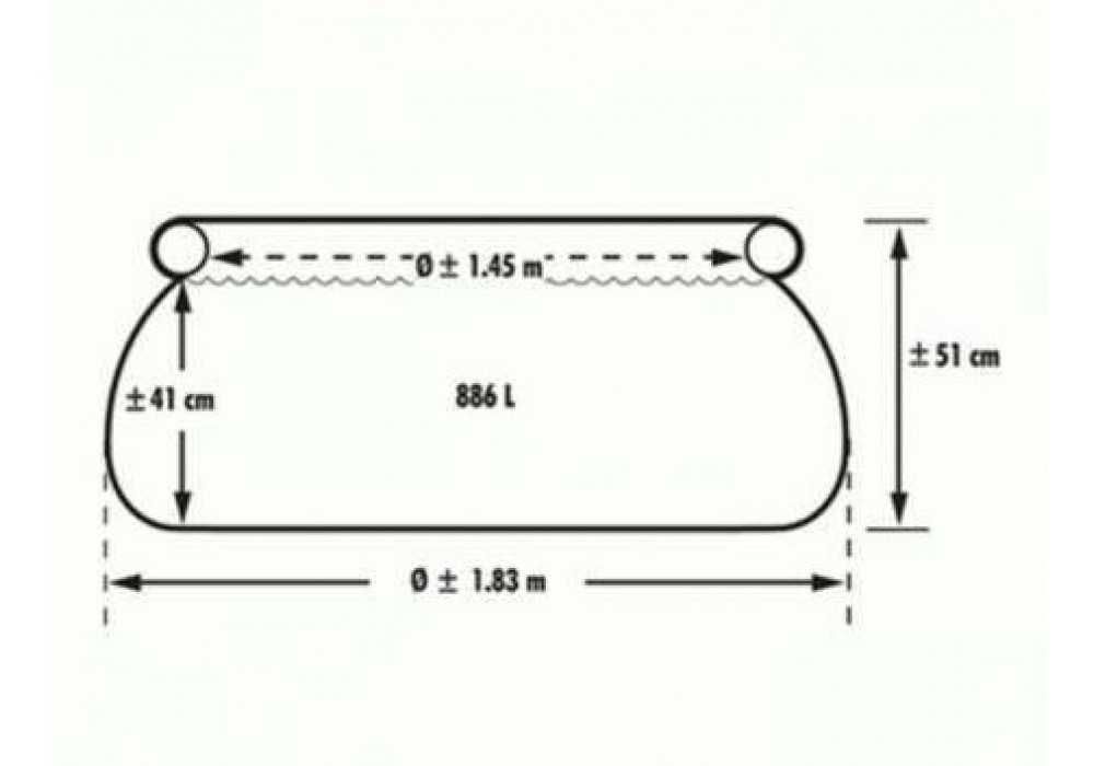Басейн наливний 28101 ( 183х51 см, 886л.)