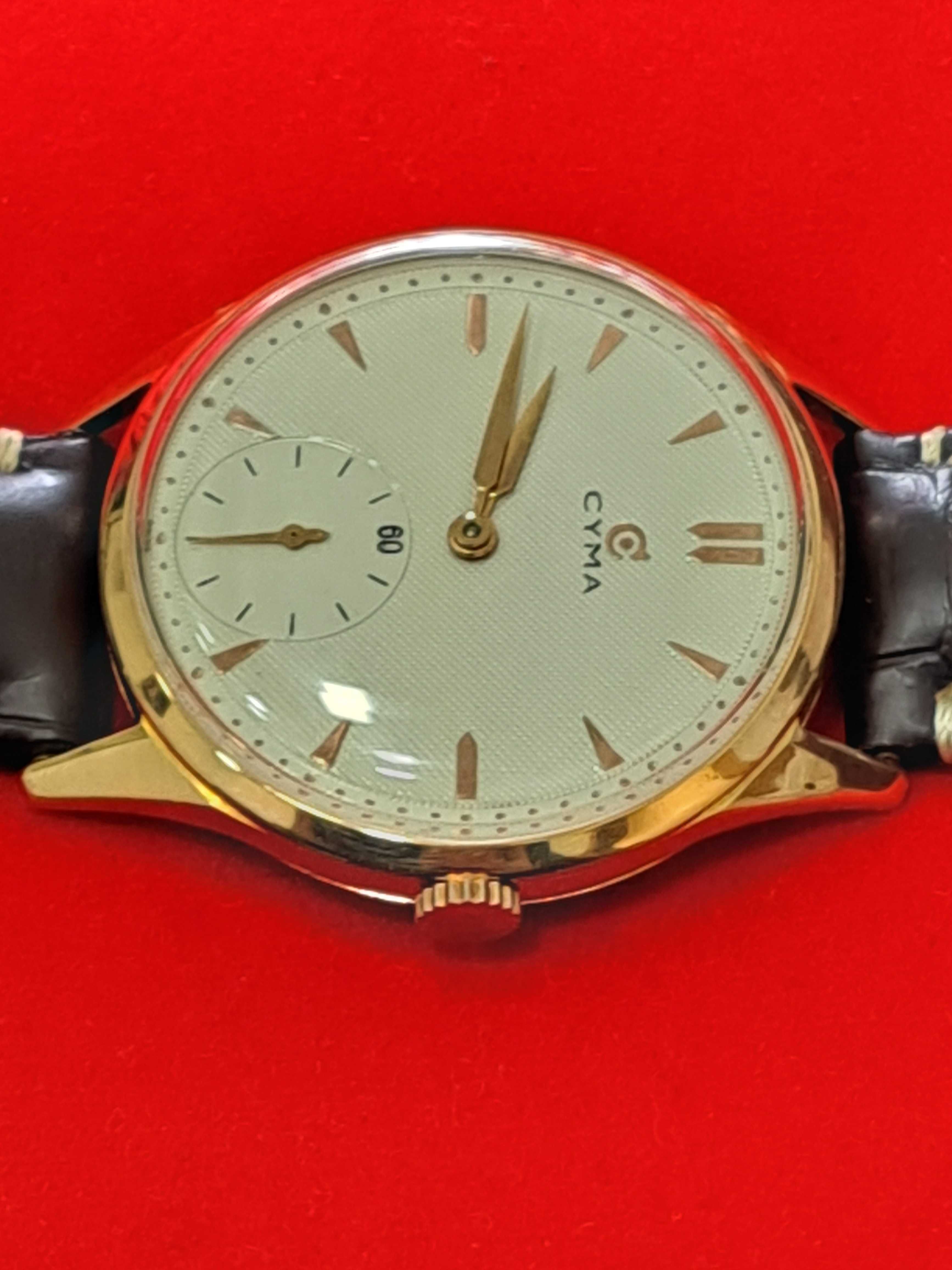 CYMA, relógio de pulso em OURO (18K), para homem