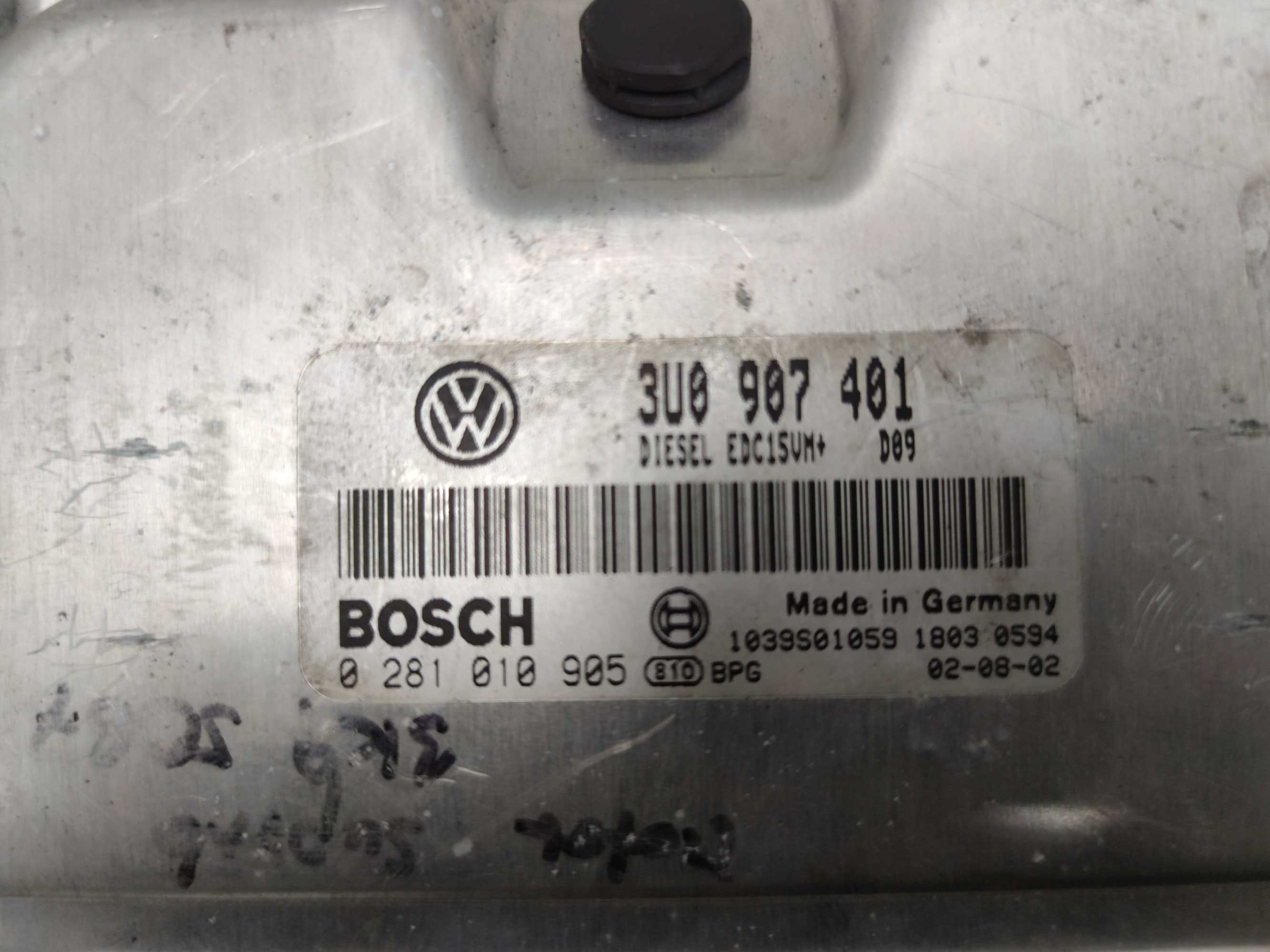 Skoda Superb I Audi A6 C5 Passat B5 2.5 TDI Komputer Sterownik Silnika