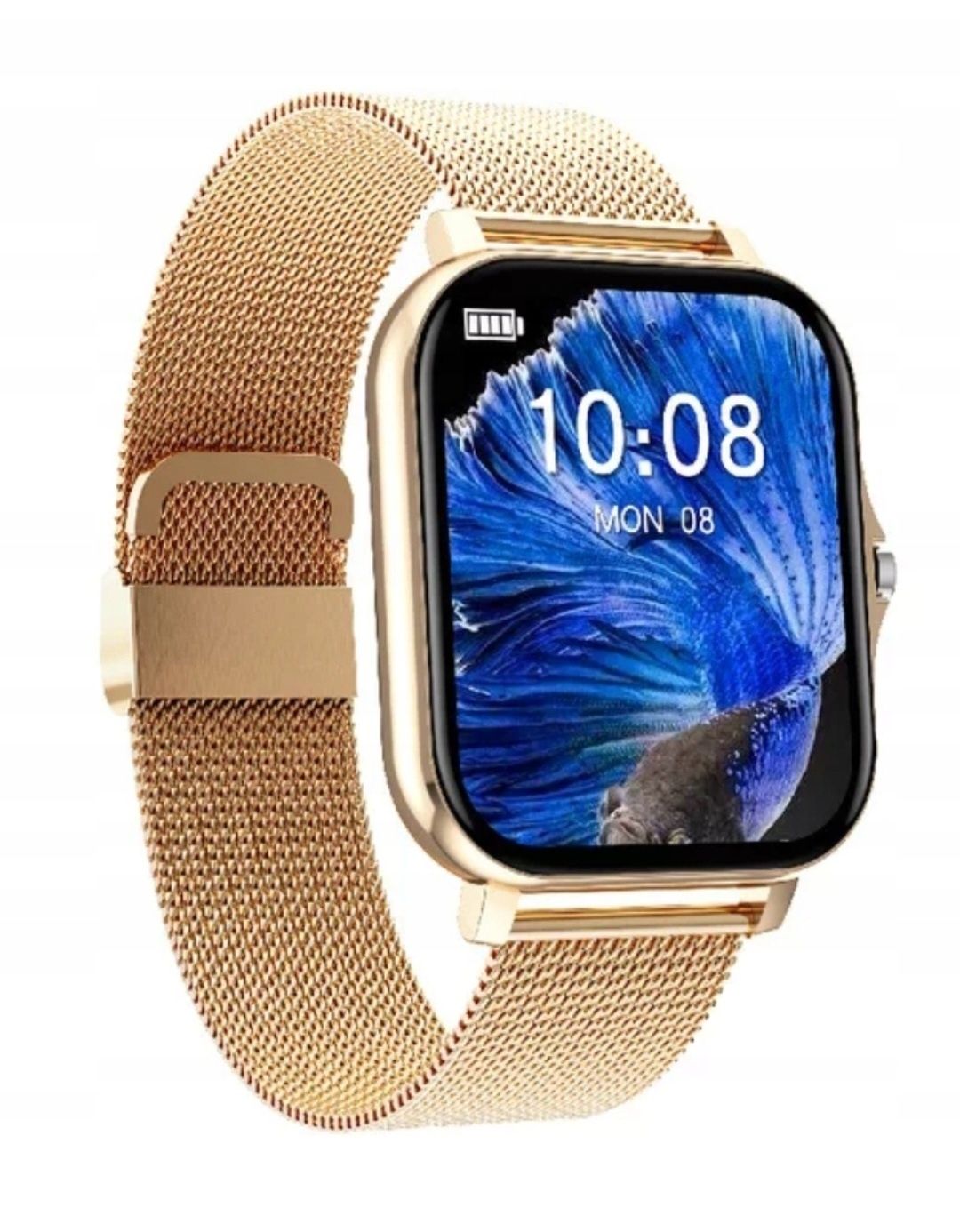 Złoty Smartwatch Bluetooth