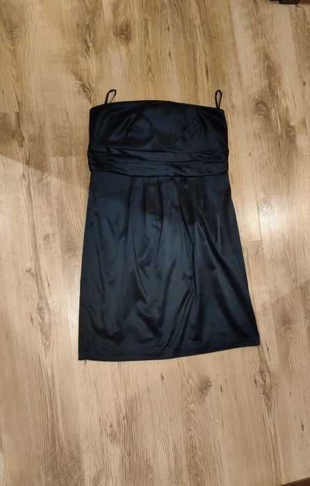 Sukienka Cubus 40 bez ramion mala czarna elegancka bal studniówka