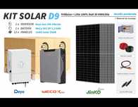 Kit litio trifásico D9 30 kWh/día batería WeCo 5,3 kWh 100% DOD litio