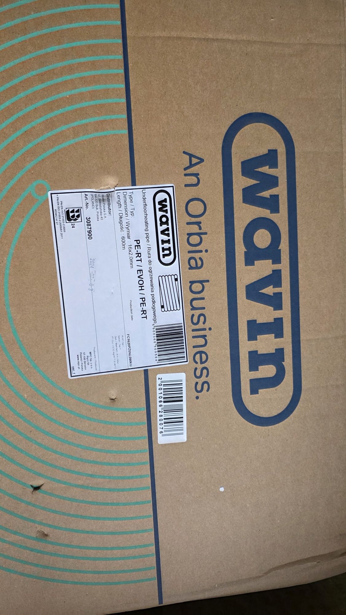 Wavin 16/2 kameleon do ogrzewania podlogowego