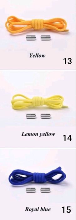 Эластичные ленивые шнурки без завязок с фиксатором. Шнурівки.