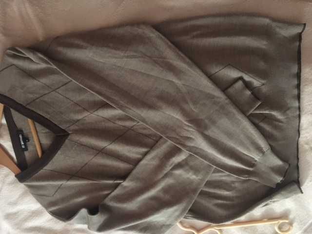 Elegancki sweter męski 100% welna merinos INTERMODA