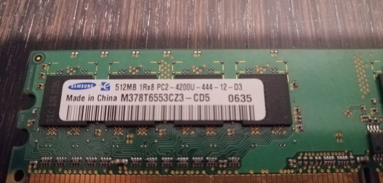 Pamięć RAM 512 DDR2 samsung