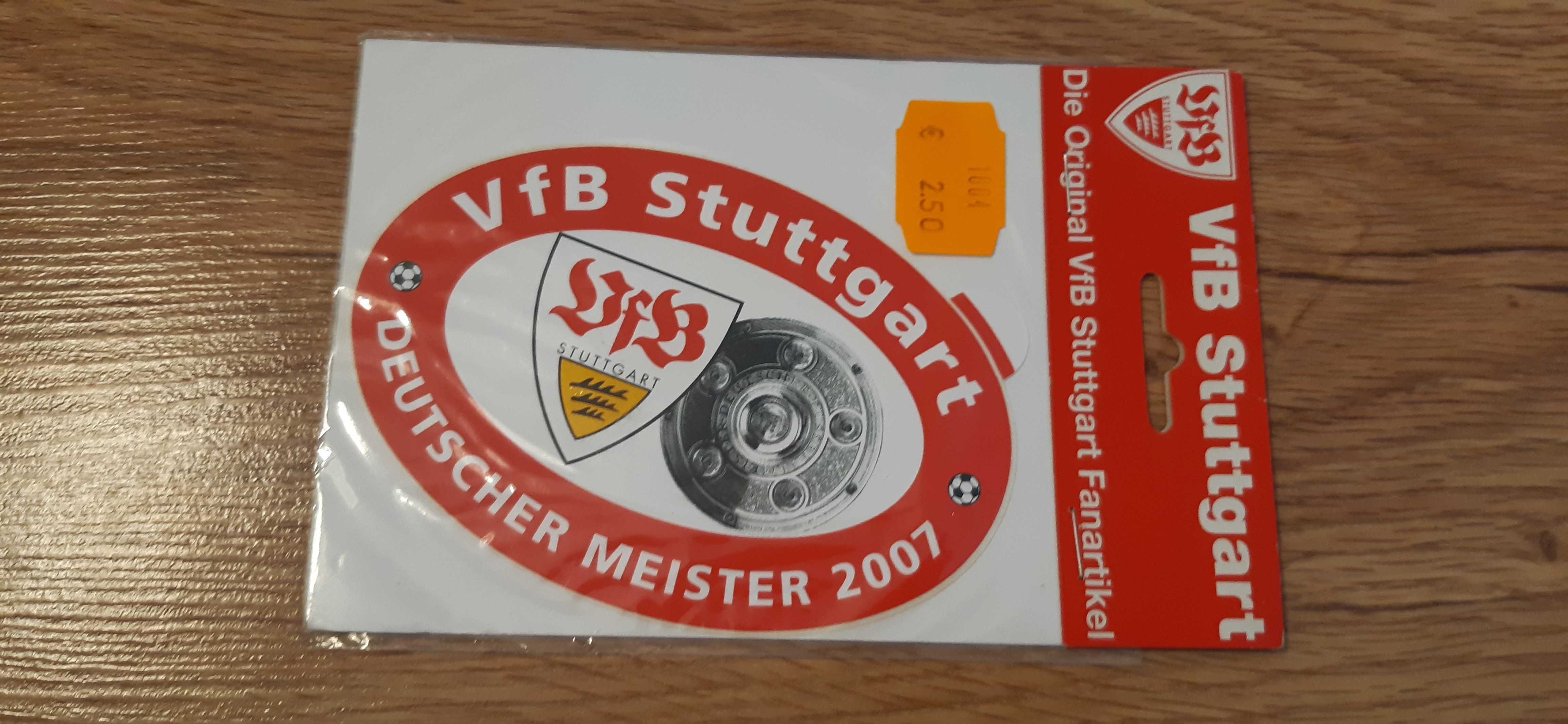kolekcjonerska naklejka klub piłki nożnej vfb stuttgart