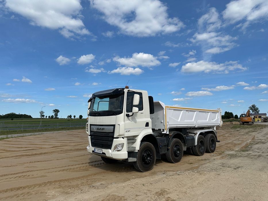 DAF CF 480 8x4 Hydroburta  Zamiana na koparkę  Wywrotka Hydroburta Zamiana