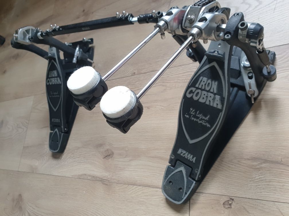 Legendarny twin Tama Iron Cobra 900, podwójna stopa, jak nowa