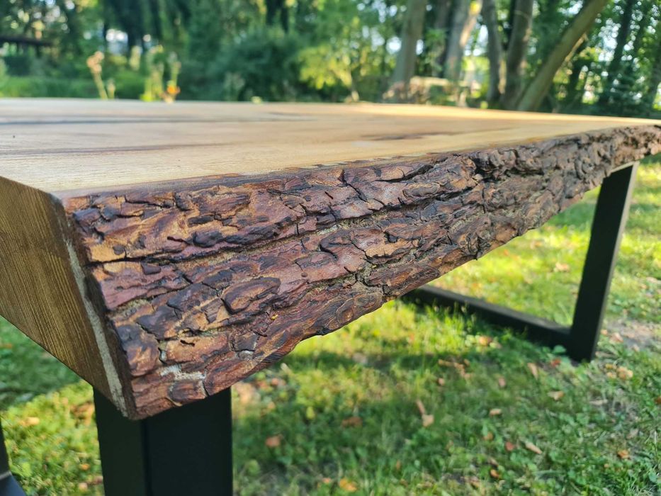 Stół drewniany dębowy jesion klon rozkładany z dostawkami 300x120