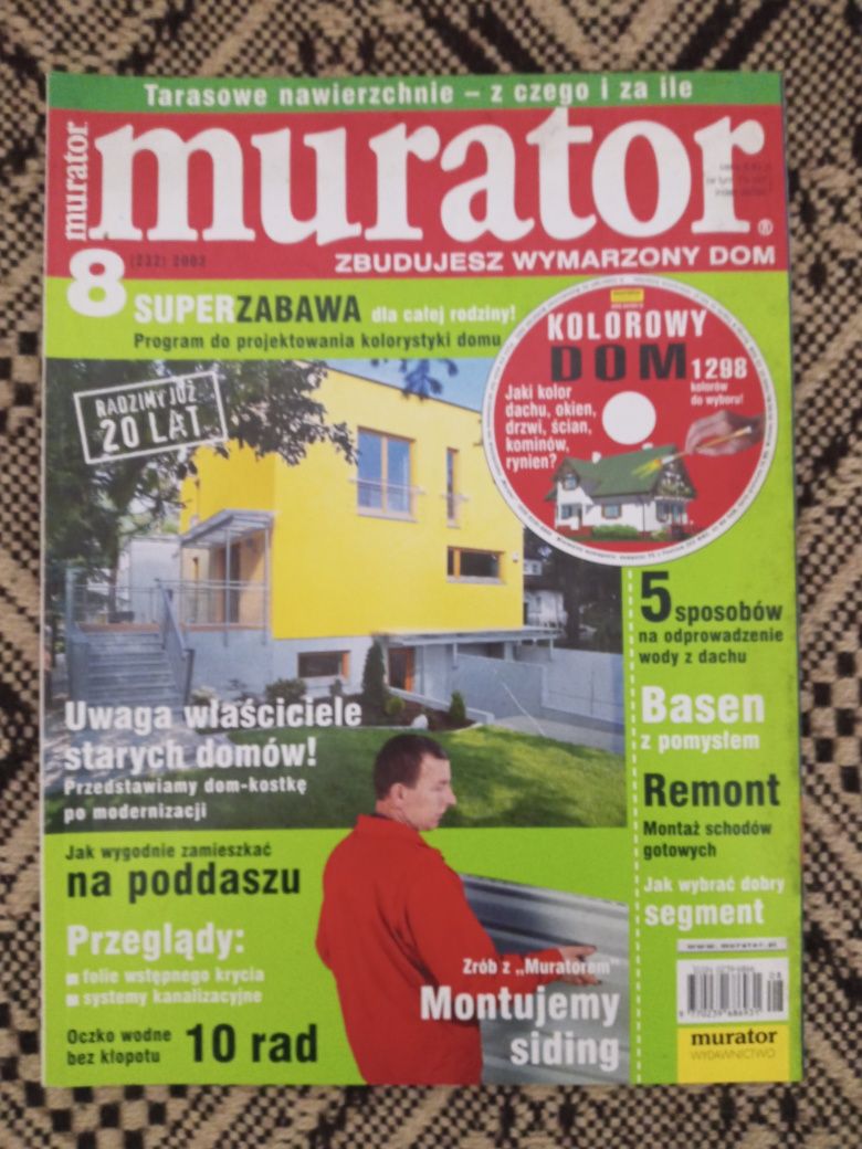 MURATOR numer 8/2003 bez płyty.