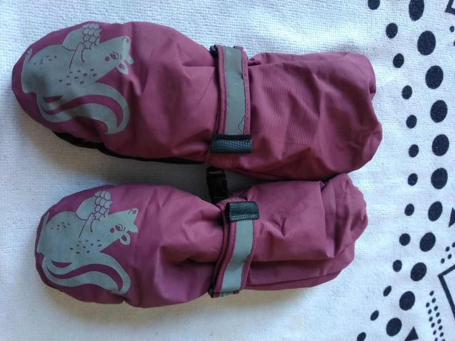 Rękawiczki narciarskie z wiewiórką 4-6 lat 104/110-116 Fix