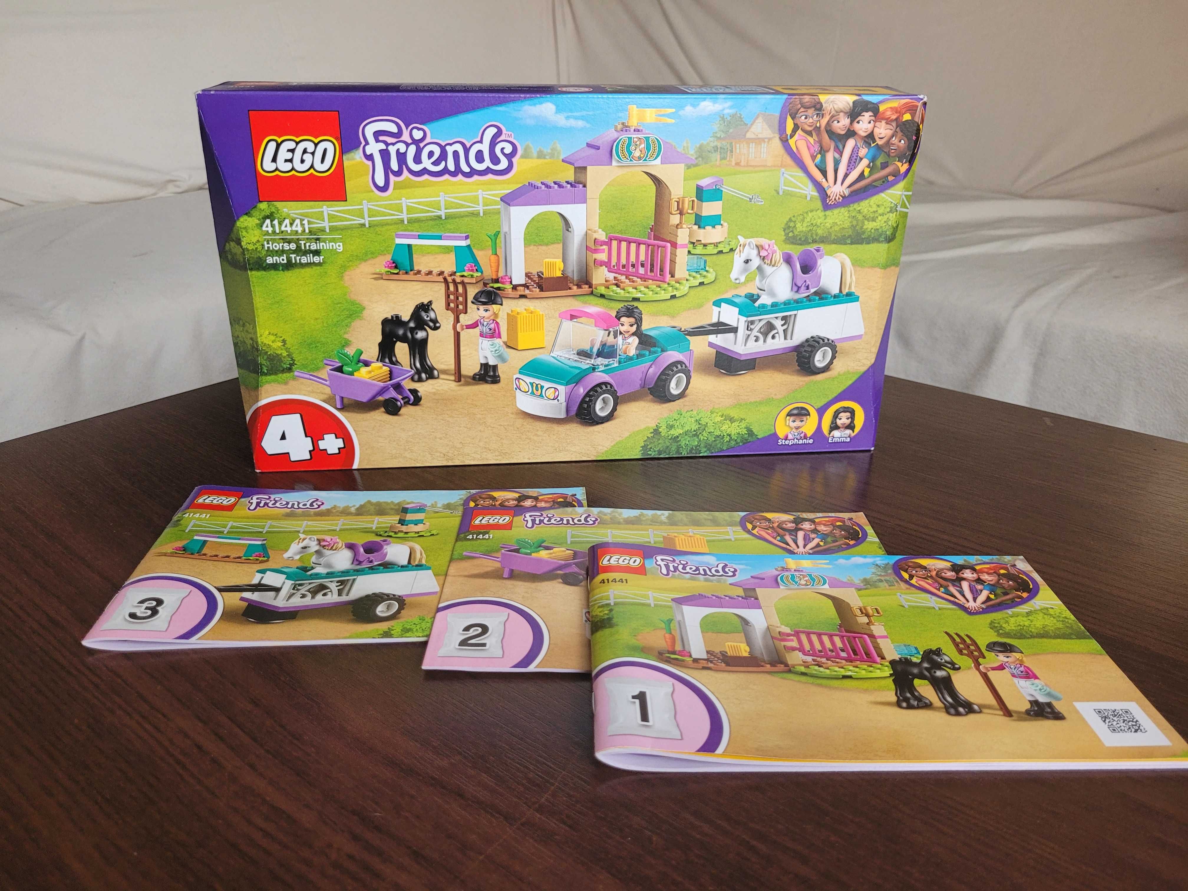 Klocki Lego Friends Szkółka jeździecka i przyczepa 41441 Komplet Instr