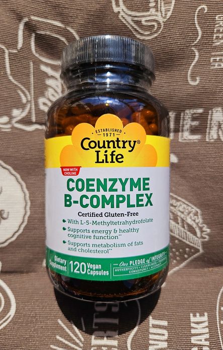 Country life коферментні коензим вітаміни групи B Б coenzyme B complex