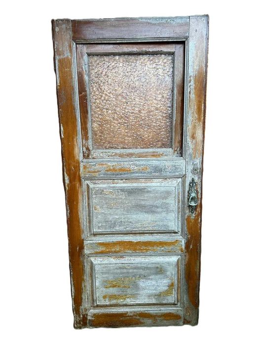 porta antiga de exterior com postigo 210X93 cm