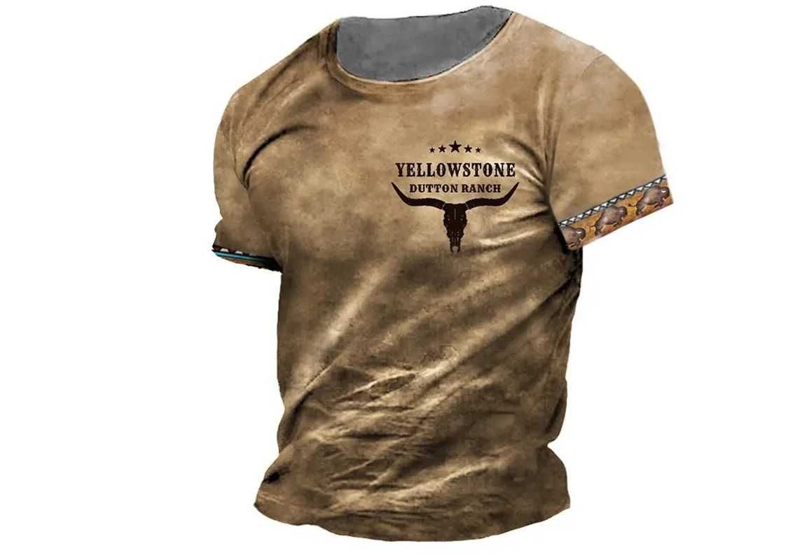 T-SHIRT Koszulka męska z  napisem YELLOWSTONE nowa/3XL/ [18]
