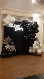 Ścianka do zdjęć balonowa wynajem tło urodziny chrzest komunia święta