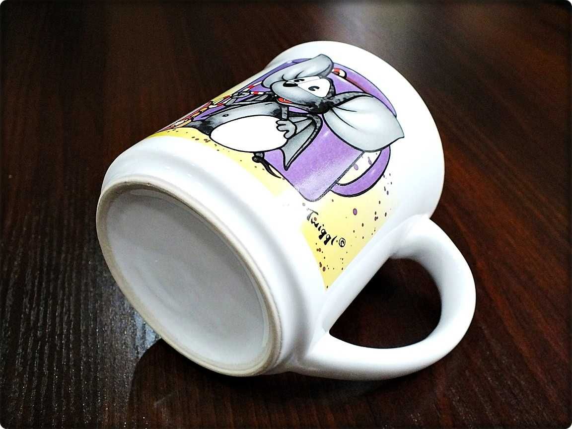 Kubek porcelanowy firmy Twiggl z myszką Niemcy Kolekcjonerski