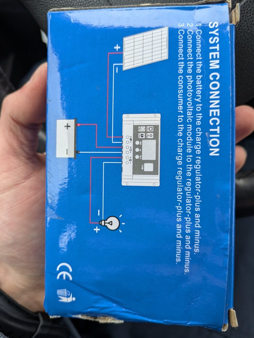 Controlador solar 100A 12/24v max 50v