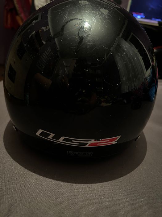 OTWARTY kask motocyklowy LS2 CZARNY