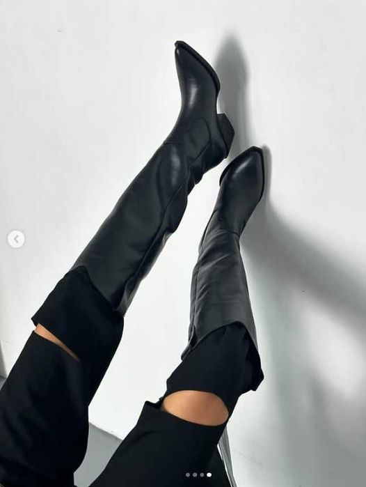 Високі ковбойські чоботи ковбойки казаки від rone shoes kachorovska