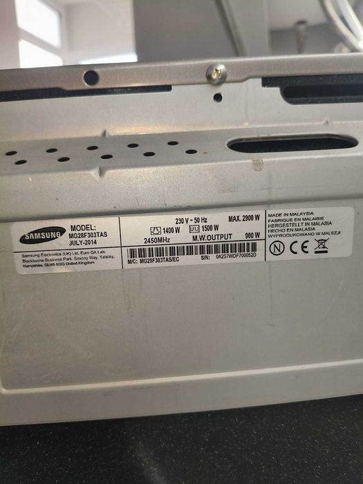 Forno Microondas com Grelhador, 28 L (MG28F303TAS)