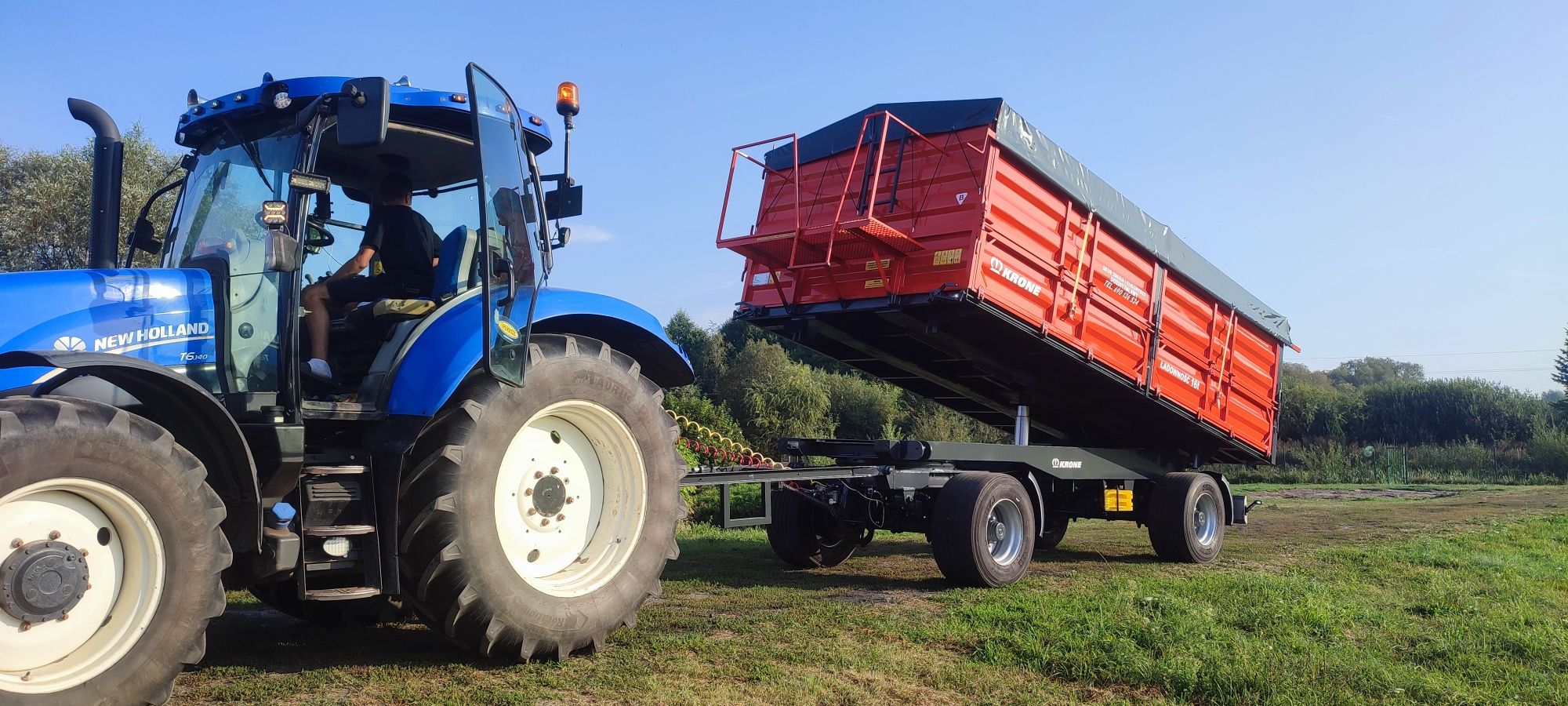 Przyczepa 12 14 16 ton nie Kogel Krone hl Zasław Pronar do bel