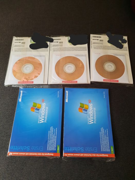 Windows XP Pro OEM DE 5 sztuk kolekcjonerski zestaw
Microsoft Windows