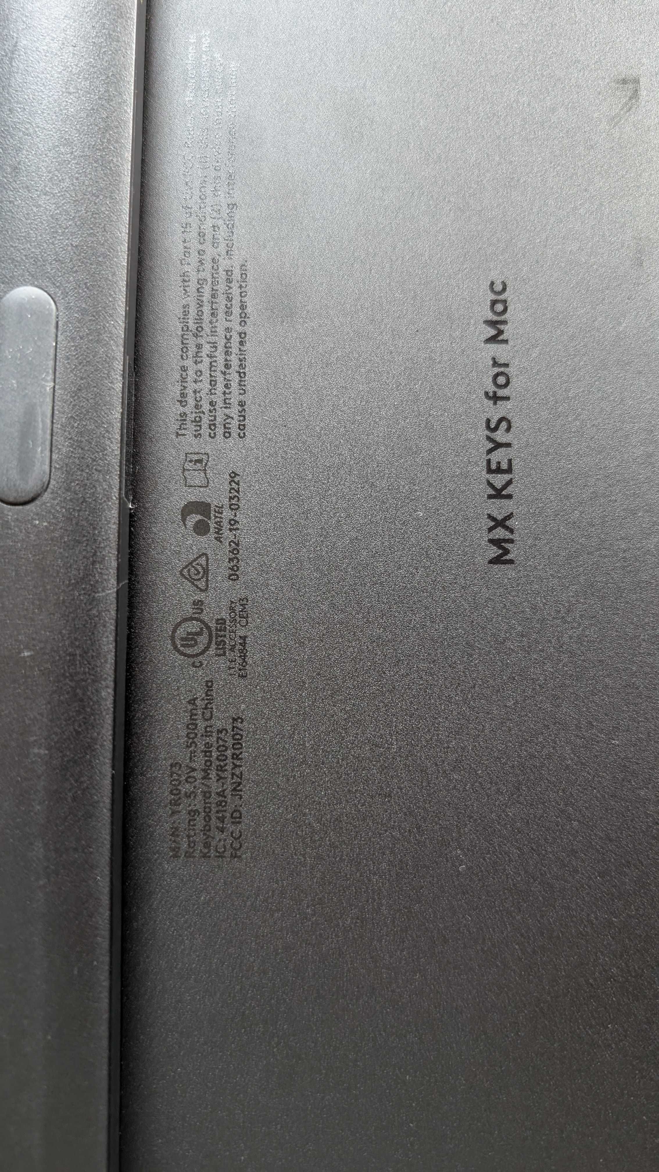 Logitech MX Keys For Mac układ ANSI długi enter US wersja
