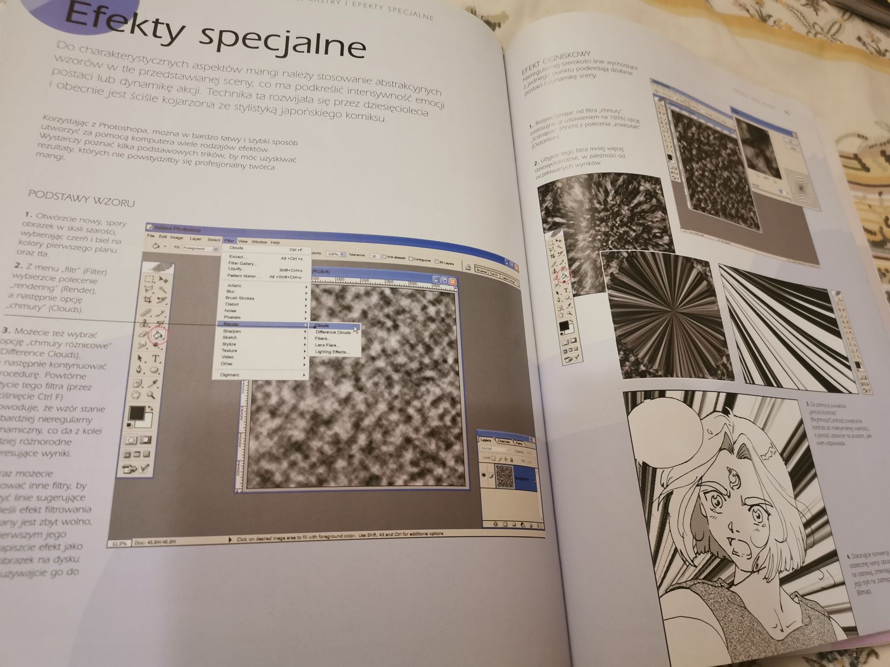 Manga grafika komputerowa. Tworzenie Mangi podstawy. Rysunek, anime