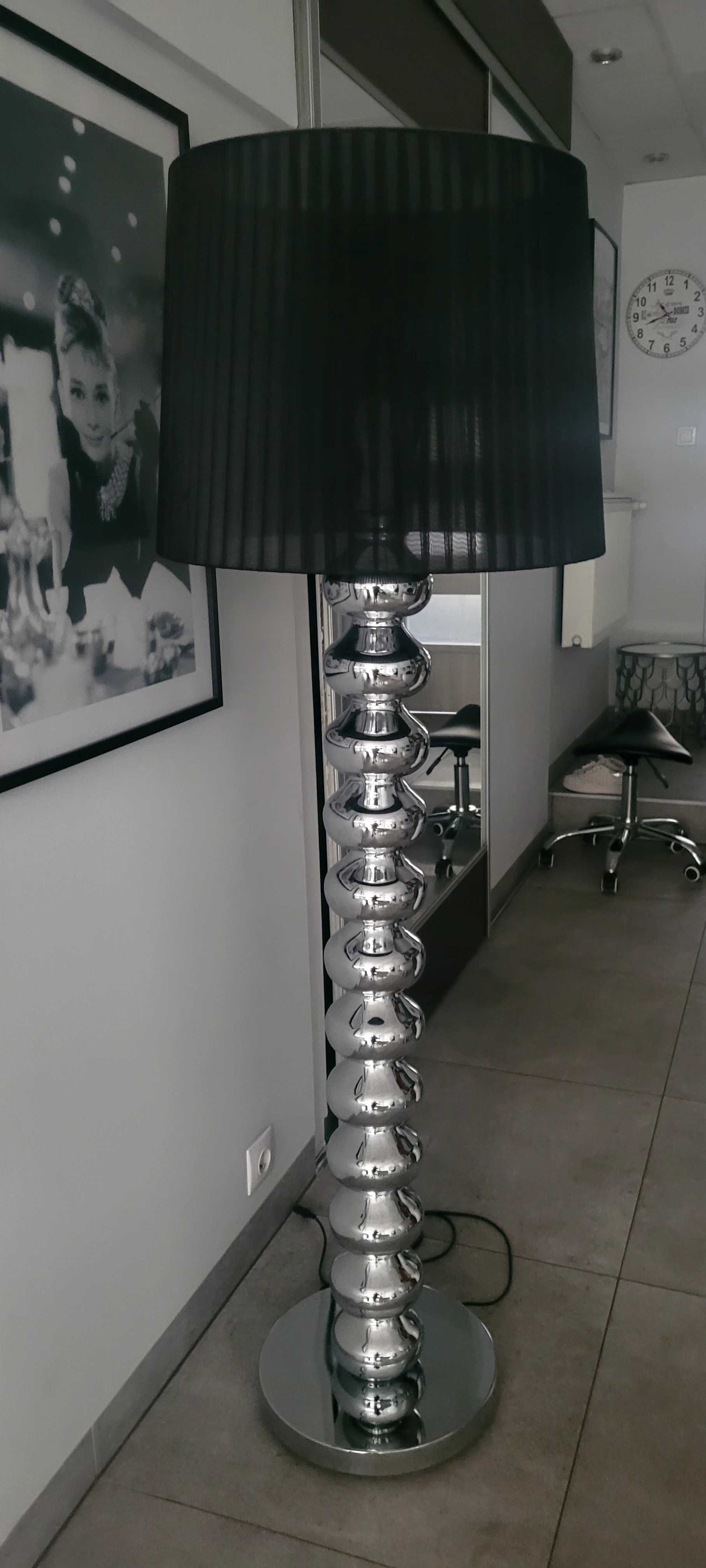 Lampe stojaca czarna srebna podstawa sprzedam 645zl