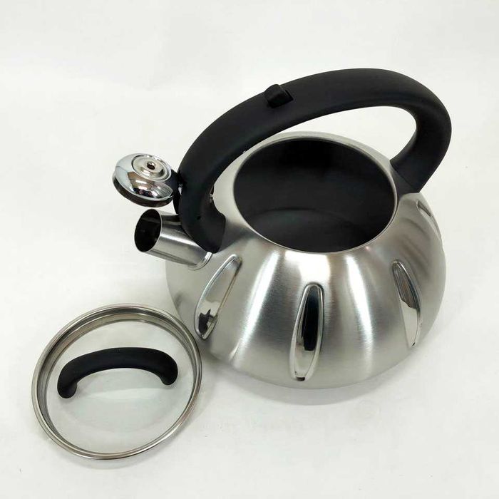 Чайник газовий 3л., чайник на газову плиту, Чайник із свистком Unique