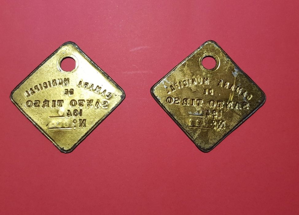 Chapas Placas Camarárias Antigas Automobilia Colecionismo