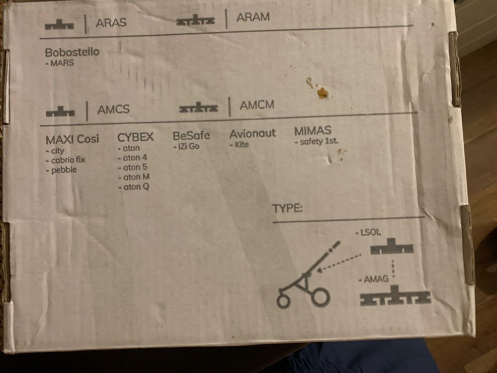 Bobostello Adapter wózka fotelika dzieciecego | Maxi Cosi CYBEX |