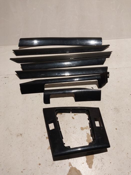 Dekor dekory czarne black piano listwy ozdobne bmw e 46 sedan touring