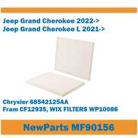 Filtr kabinowy MF90156 Jeep Grand Cherokee 2021-> zam Chrysler