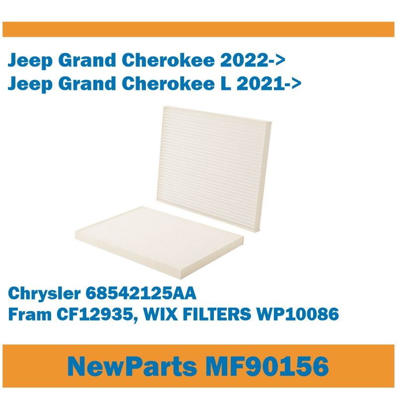 Filtr kabinowy MF90156 Jeep Grand Cherokee 2021-> zam Chrysler