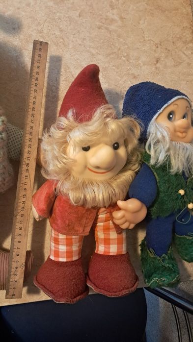 Кукла Гном Гдр мягкотелая редкая