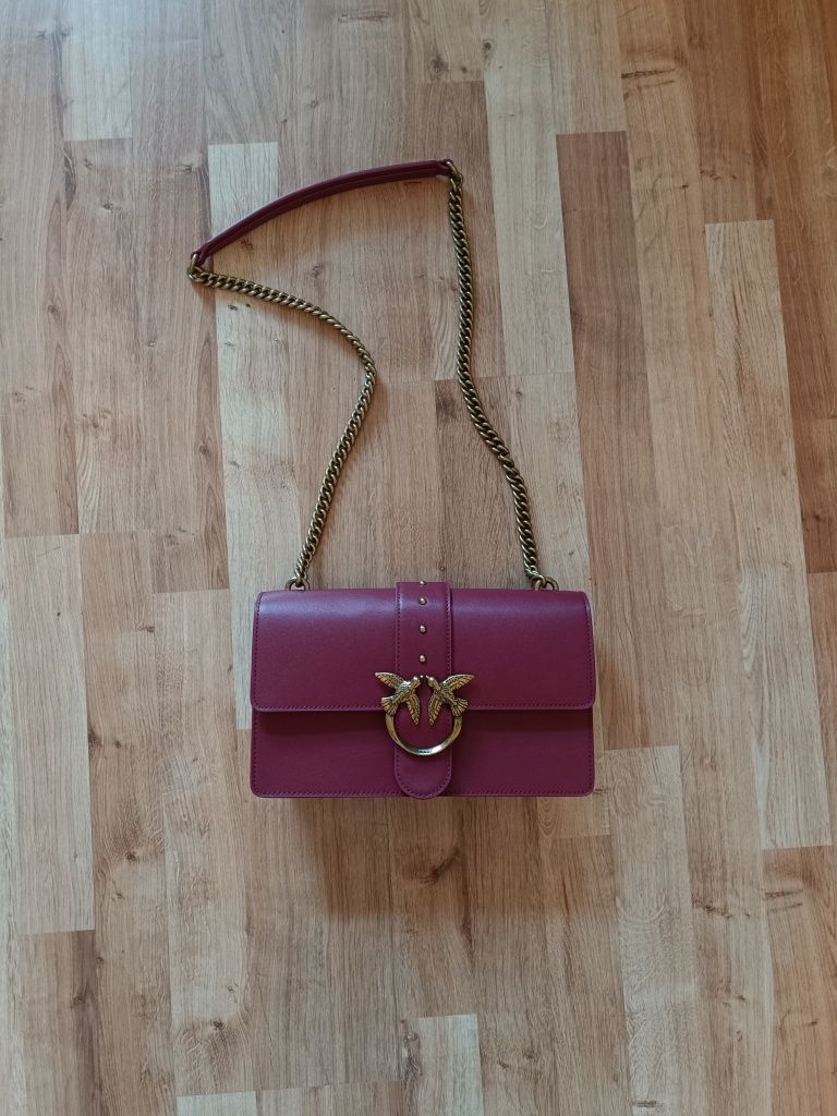 Torebka Pinko Love Classic Icon Simply skóra naturalna
