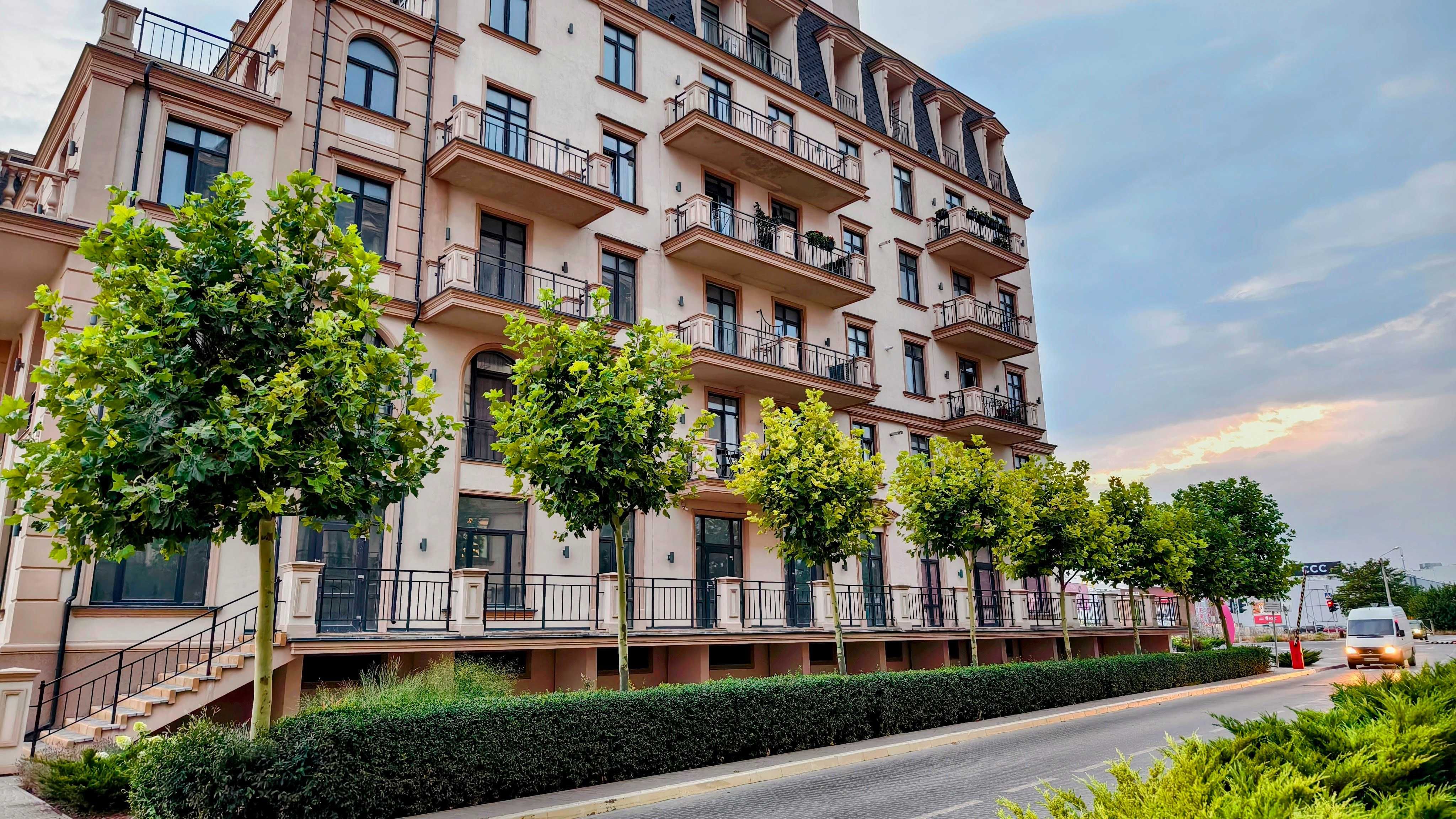 3 ком. квартира Черноморская Ривьера, ТЕРРАСА 87 м2 74500$ Вид на море